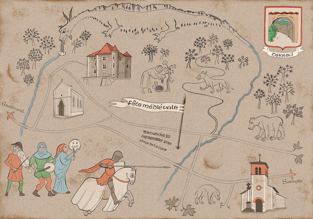 Carte Fête médiévale