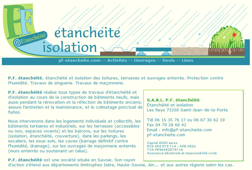 PF étanchéité